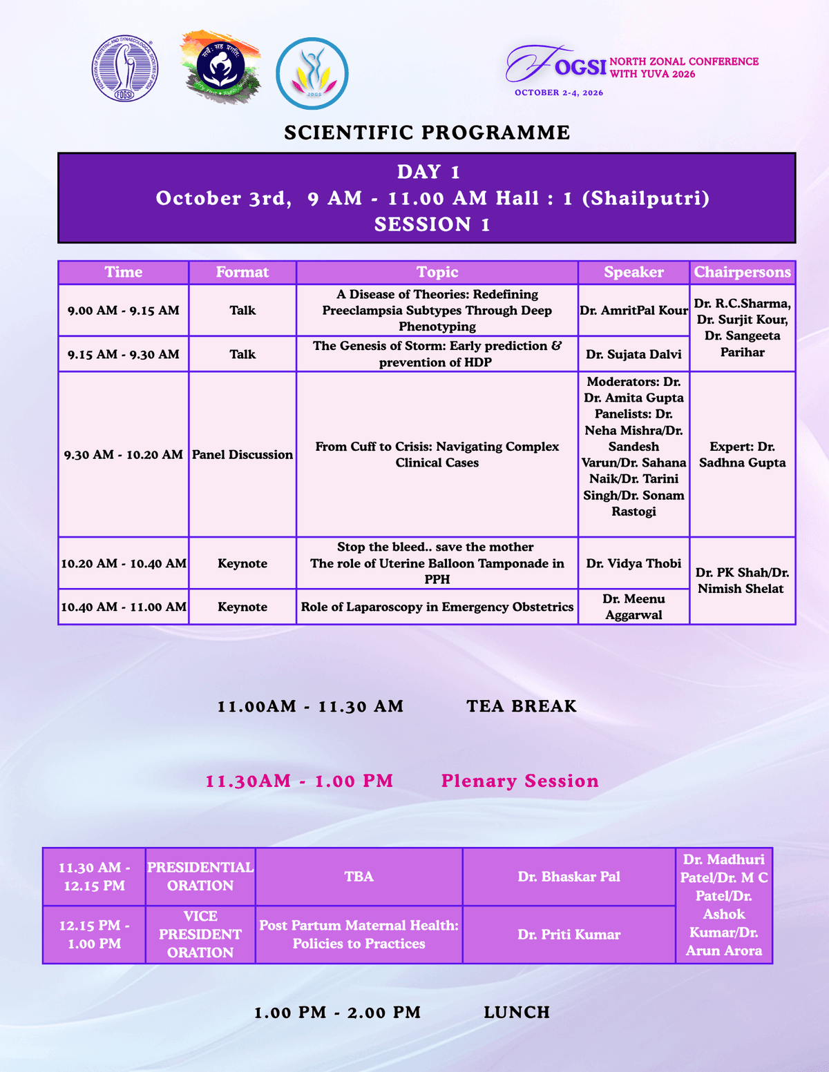 Scientific Program Page 18 — FOGSI North Zonal Conference with YUVA 2026