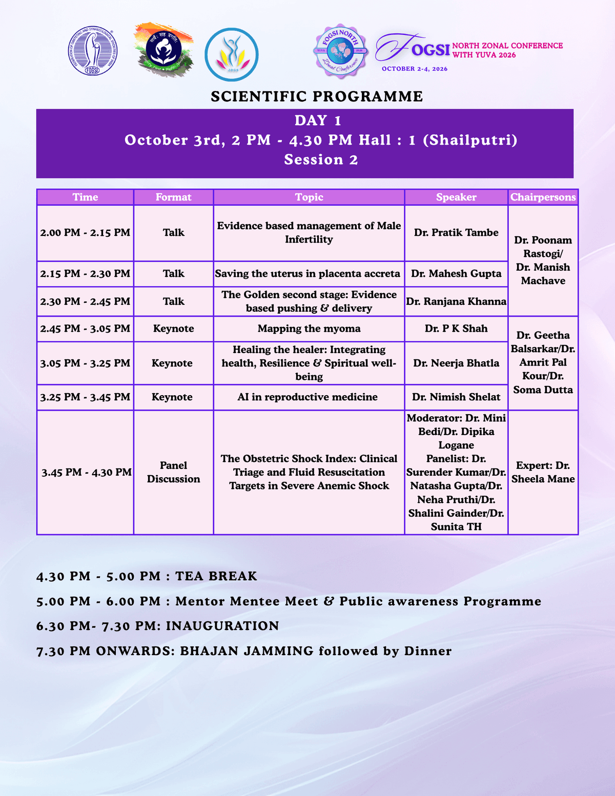 Scientific Program Page 19 — FOGSI North Zonal Conference with YUVA 2026