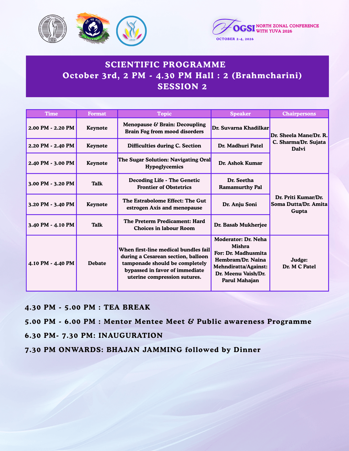 Scientific Program Page 21 — FOGSI North Zonal Conference with YUVA 2026