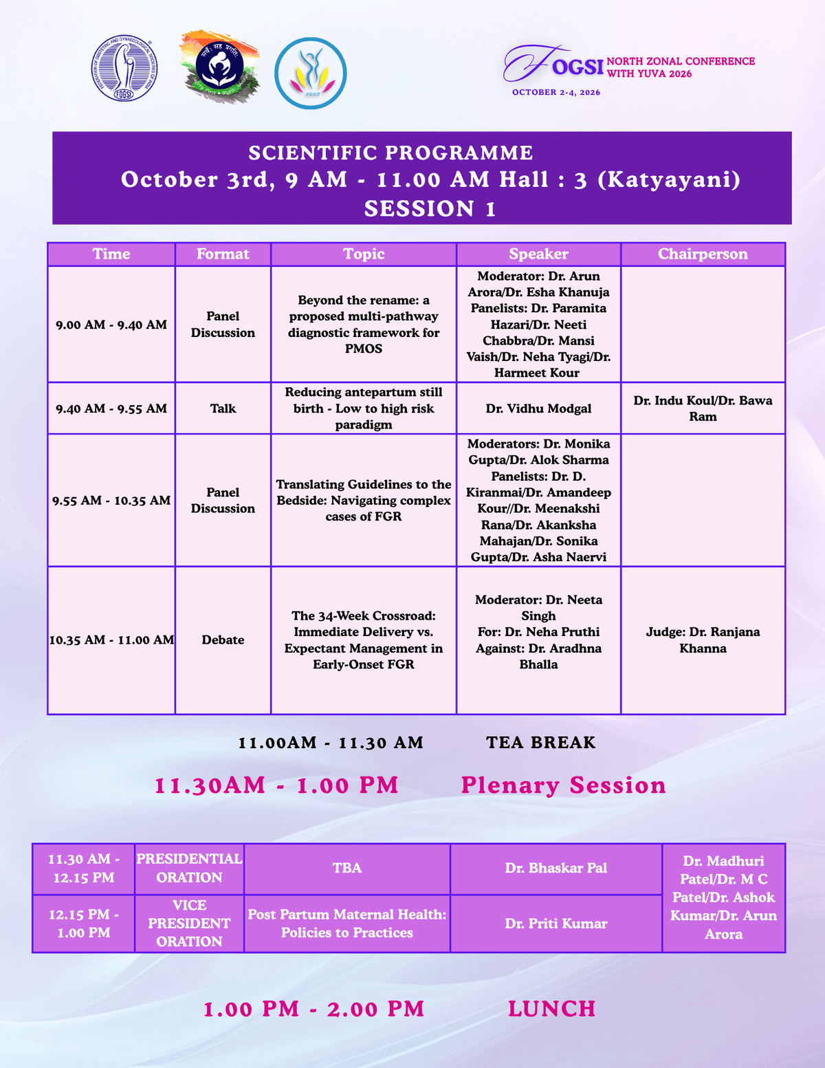 Scientific Program Page 22 — FOGSI North Zonal Conference with YUVA 2026