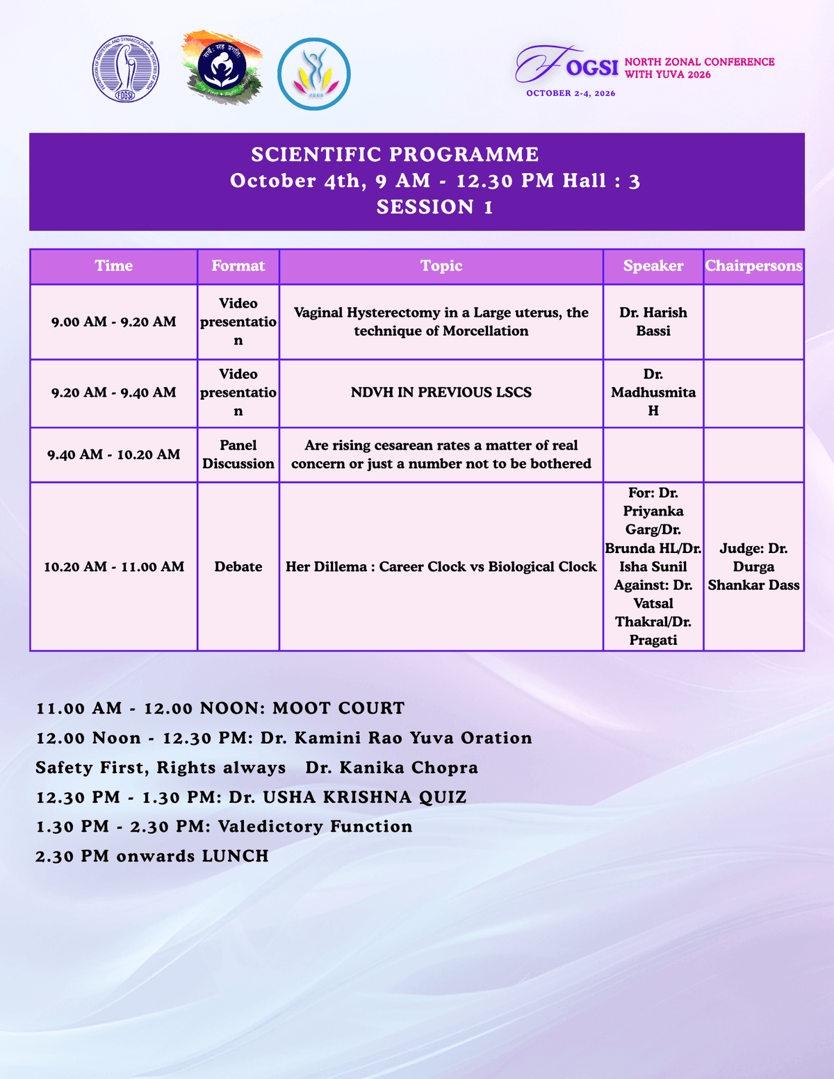 Scientific Program Page 26 — FOGSI North Zonal Conference with YUVA 2026