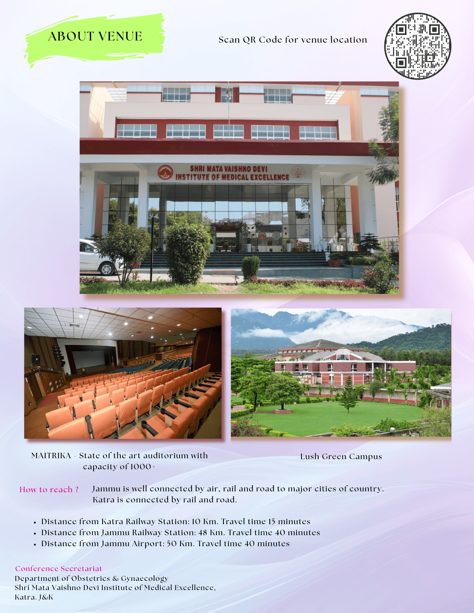 Venue Details — FOGSI North Zonal Conference with YUVA 2026