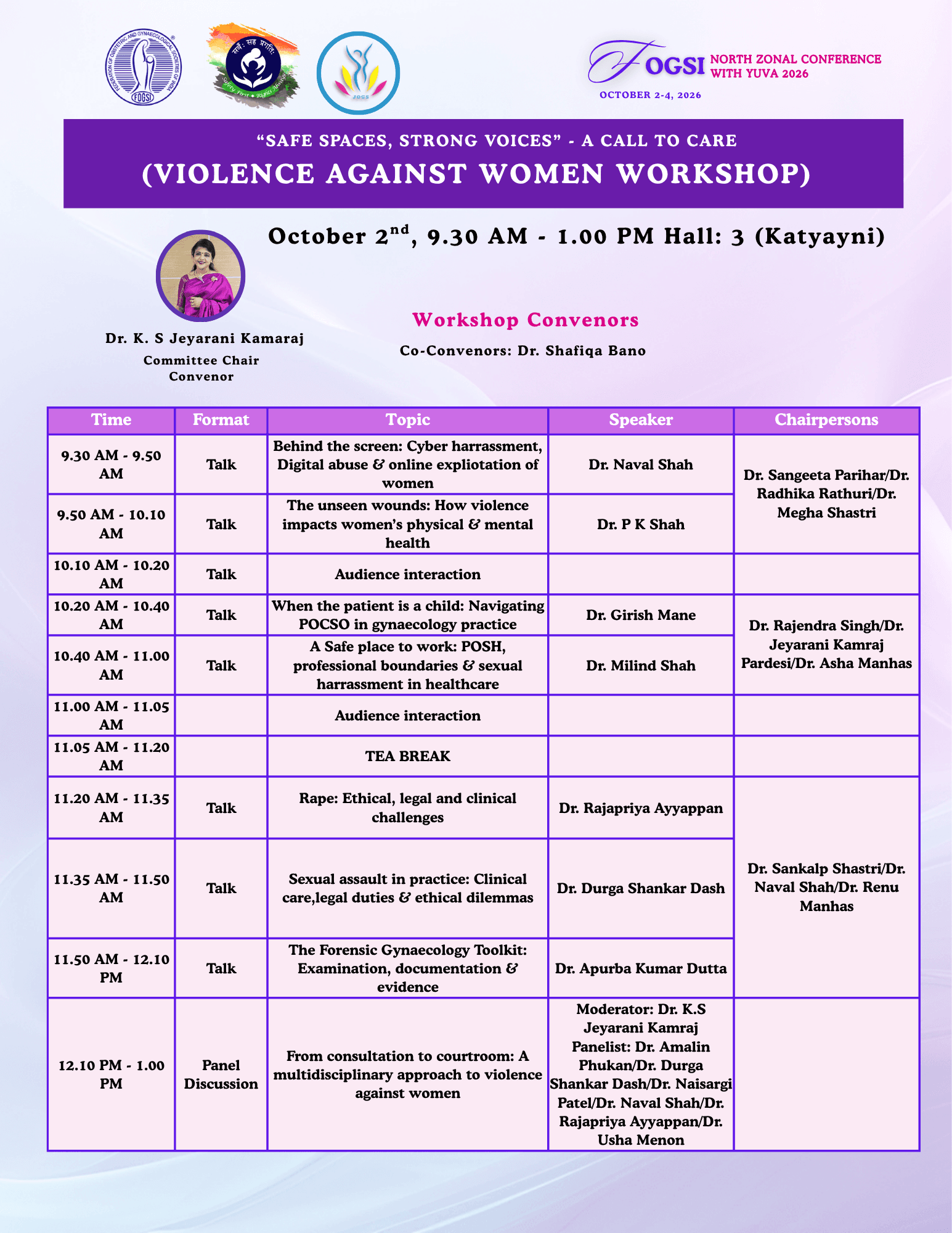 Violence Against Women Workshop